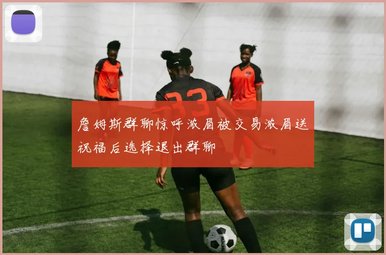 詹姆斯群聊惊呼浓眉被交易浓眉送祝福后选择退出群聊